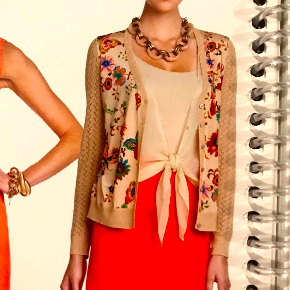 Etcetera cardigan size L NWOT